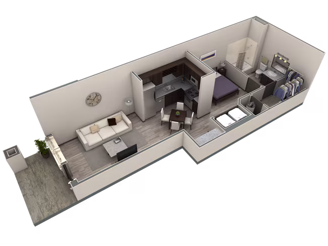 Unit 1095 1019 floor plan